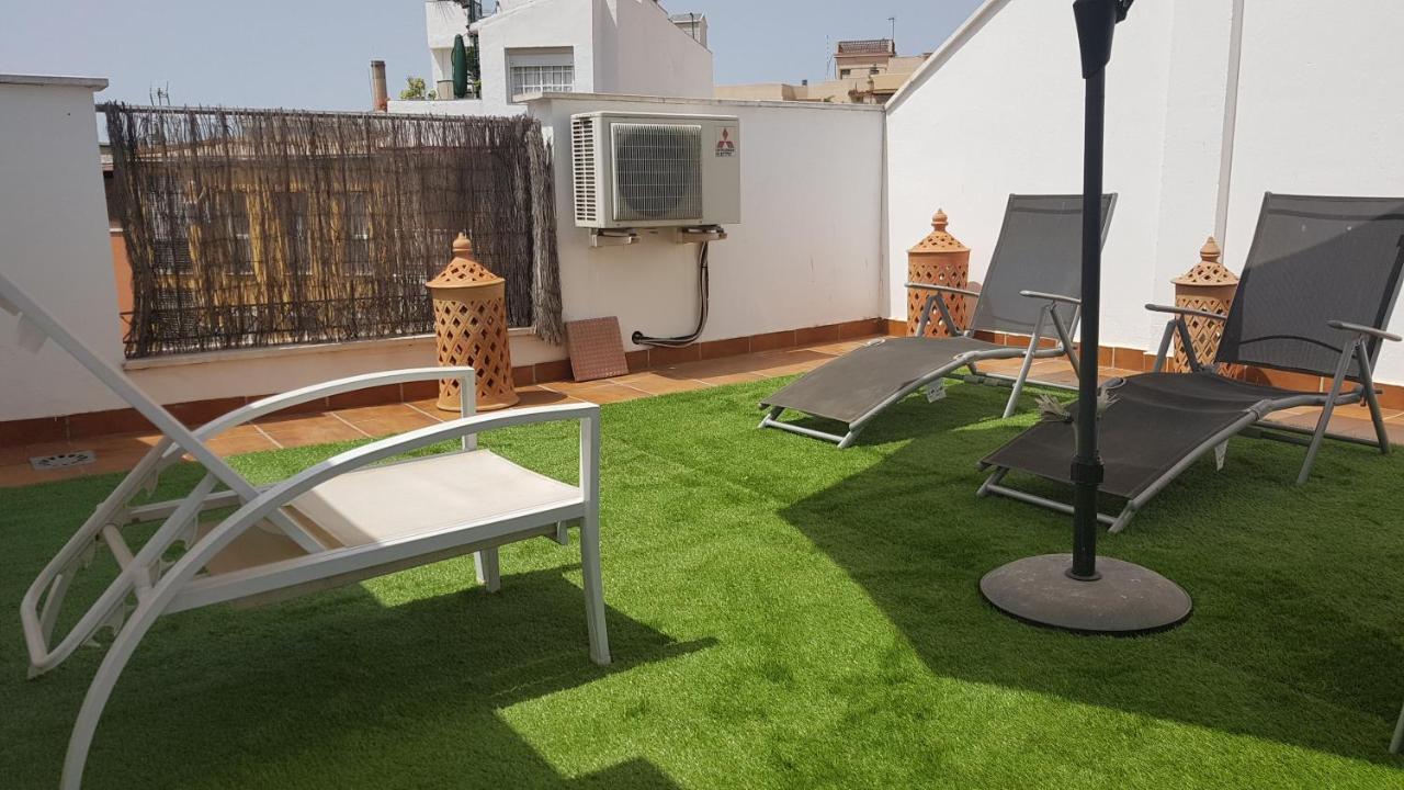 Malaga Centro Terraza Apartment Bagian luar foto