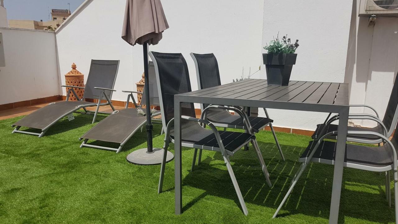 Malaga Centro Terraza Apartment Bagian luar foto